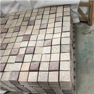 Zhangpu G682 Rustic Yellow Flamed Cubes