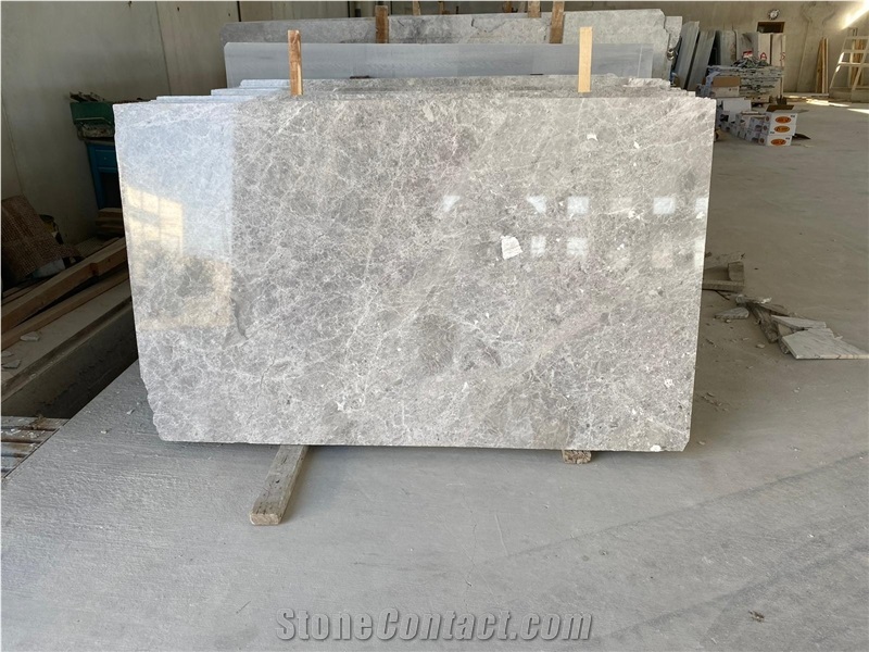 Light Tundra Grey Marble Slab