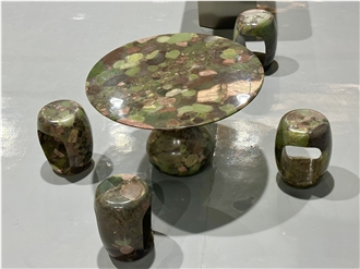 China New Four Season Green Granite Table Top