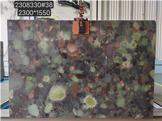 Green Granite Polished Four Season Slabs