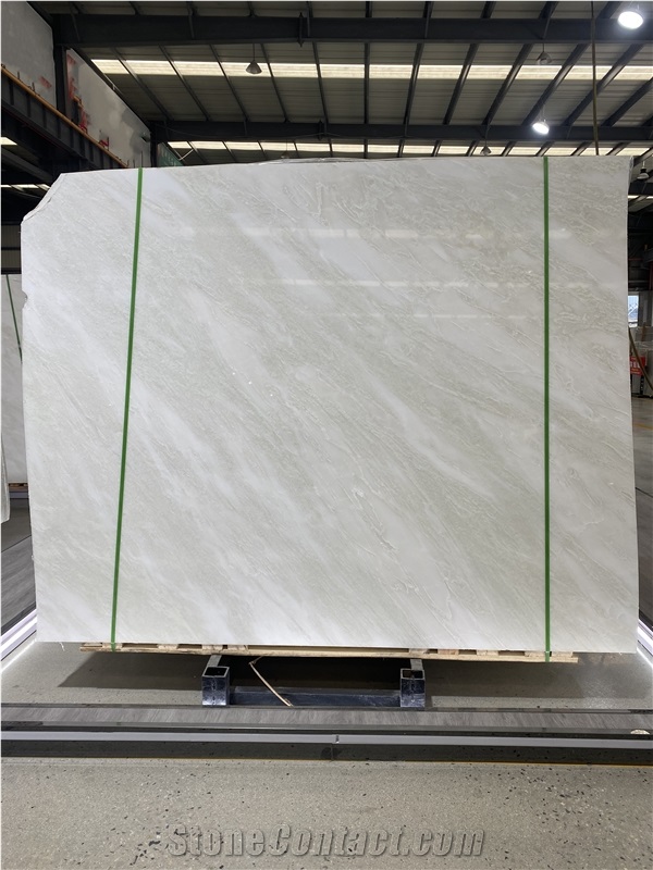 Namibian Rhino White Marble, Milan White Marble Slabs