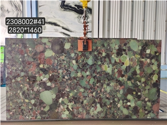 Natural New Four Season Green Granite Slab Tiles Natural New Four Season Green Granite Slab Tiles