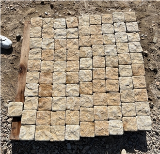Pierre Taza Limestone Cobblestone, Pavers