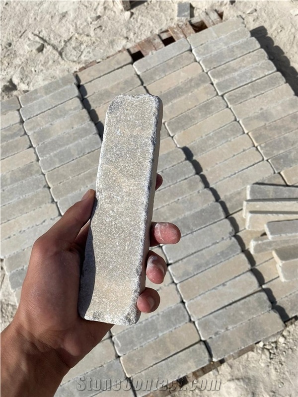 Pierre Taza Limestone Cobblestone, Pavers