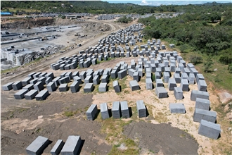 Zimbabwe Black Granite Blocks - Own Quarry
