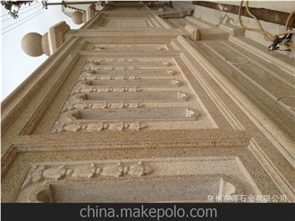 Shandong Rust Granite-Golden Yellow Granite Quarry