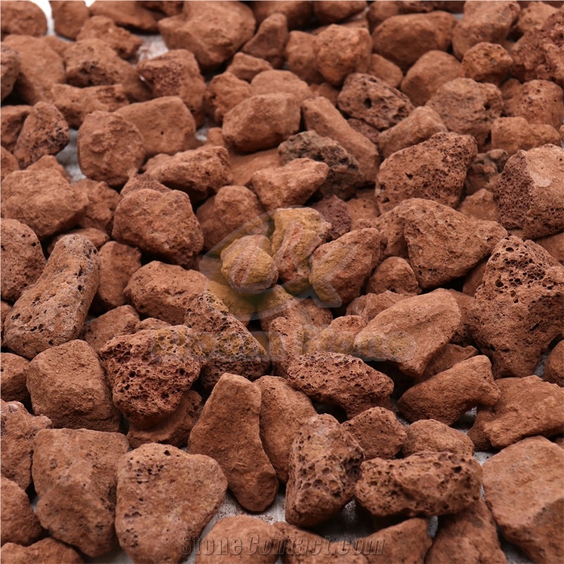 Natural Lava Rcok Red Lava Rock For Firepit