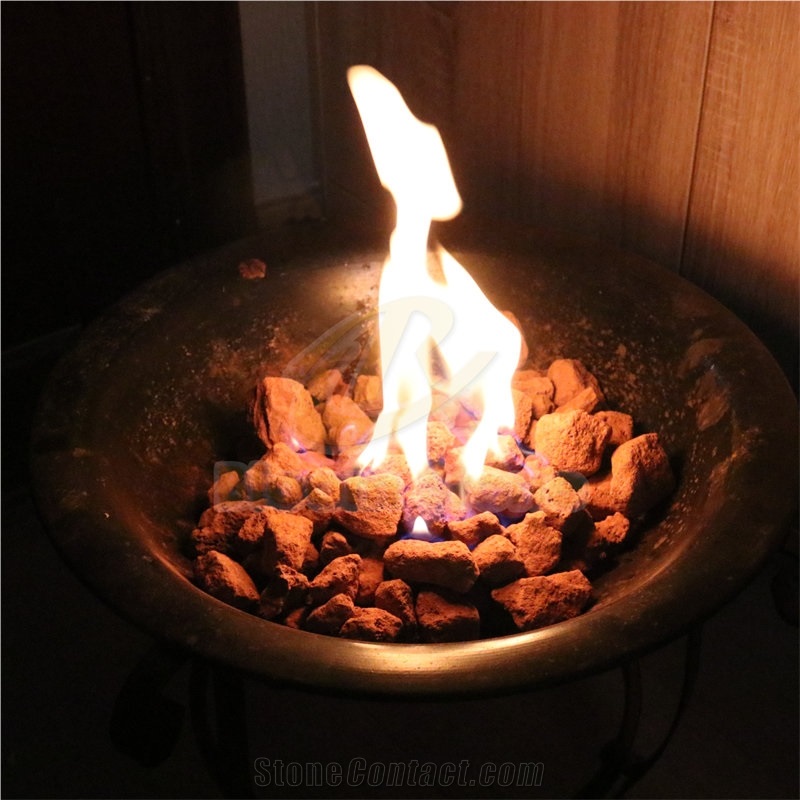 Natural Lava Rcok Red Lava Rock For Firepit