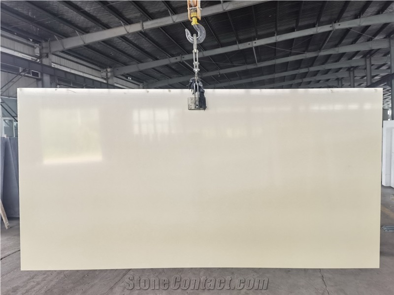 Beige Polar Quartz Slabs
