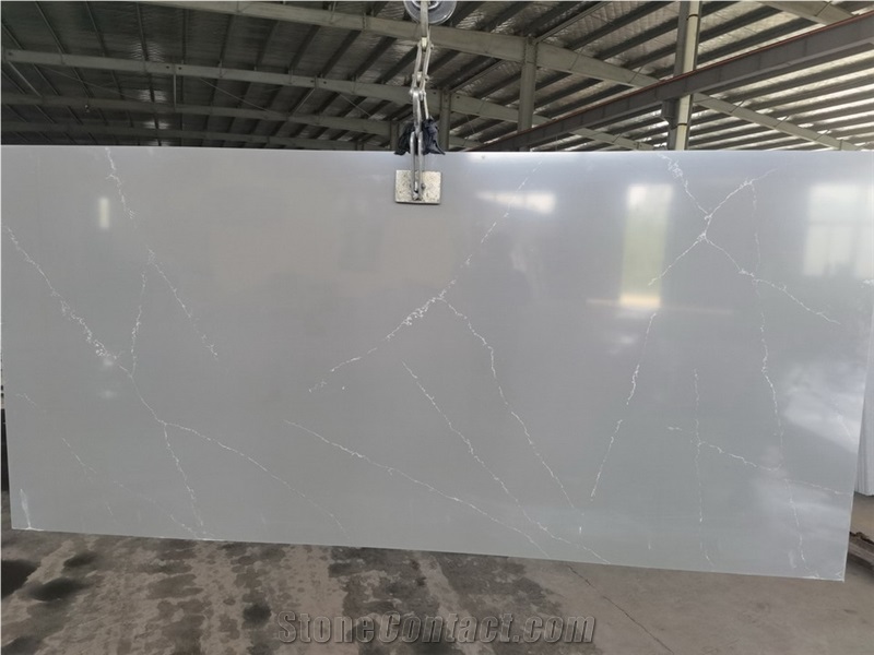 Calacatta VS208 Grey Quartz Slabs