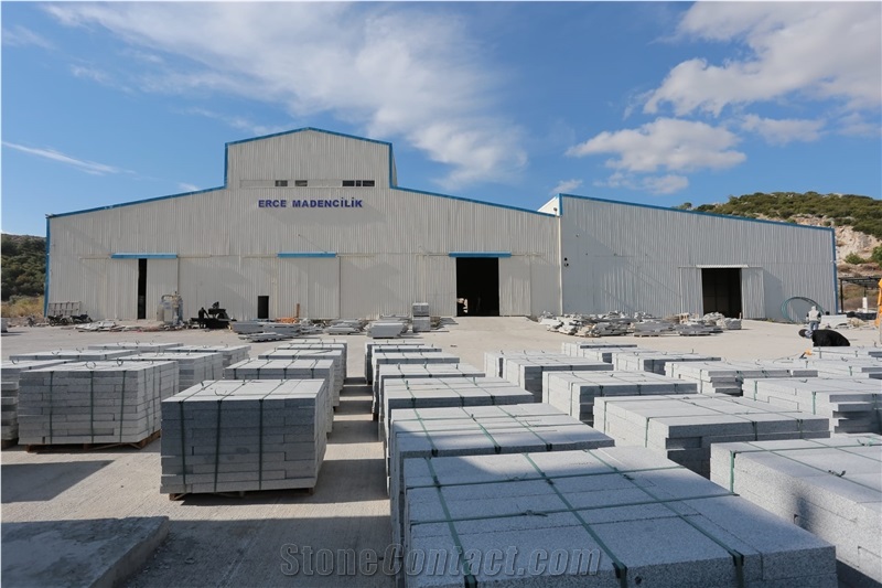 Bergama Grey Granite Kerbstone