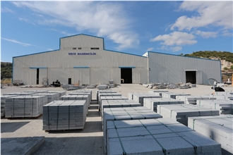 Bergama Grey Granite Kerbstone