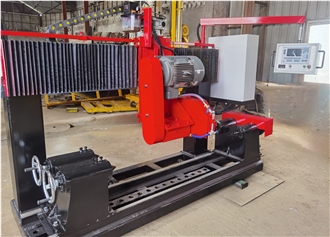 Stone Balustrade Handrail Column Profiling Lathe Machine