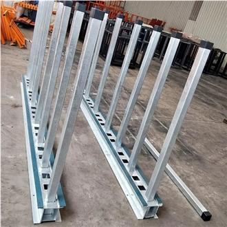 Quartz Stone Sliding Display Slab Rack For Storage Stands