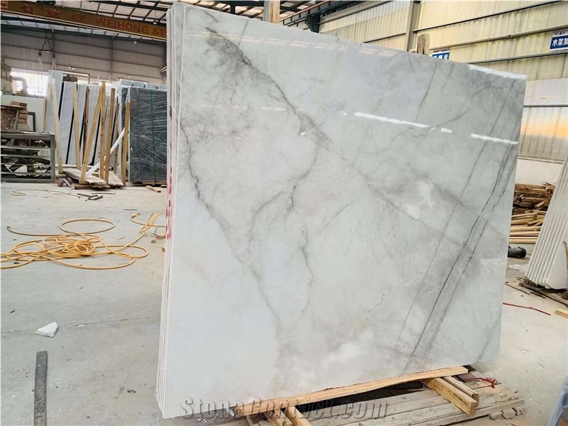 Crystal White Marble Slabs & Tiles