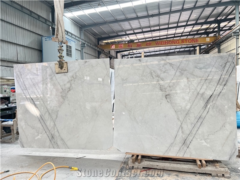 Crystal White Marble Slabs & Tiles