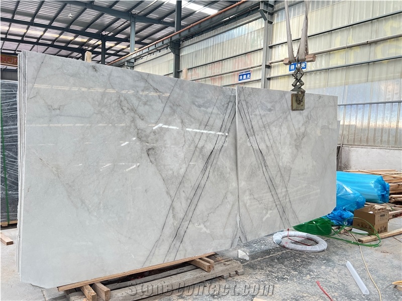 Crystal White Marble Slabs & Tiles