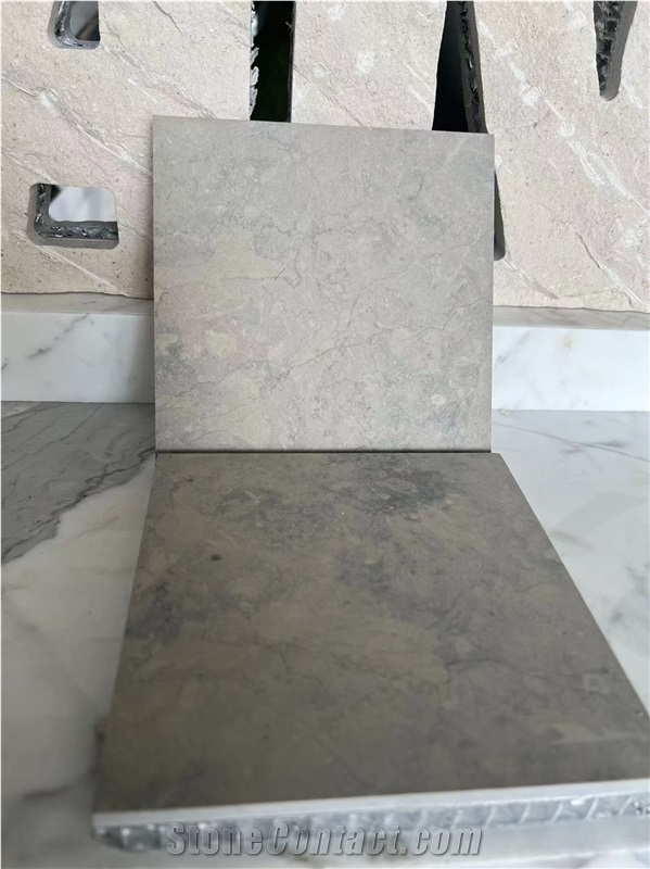 Algonquin Limestone Grey Laminated Backed  Honeycomb Panels