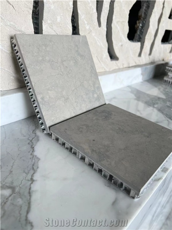 Algonquin Limestone Grey Laminated Backed  Honeycomb Panels