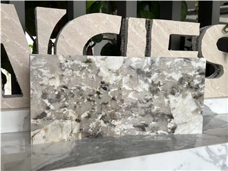 Alpinus Black Crystal Tile Laminated Honeycomb Panels