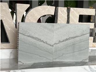 Altantis Grey Marble Tile Laminated With Honeycomb Panels
