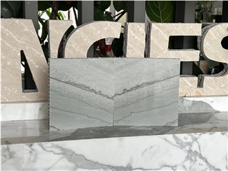 Altantis Grey Marble Tile Laminated With Honeycomb Panels