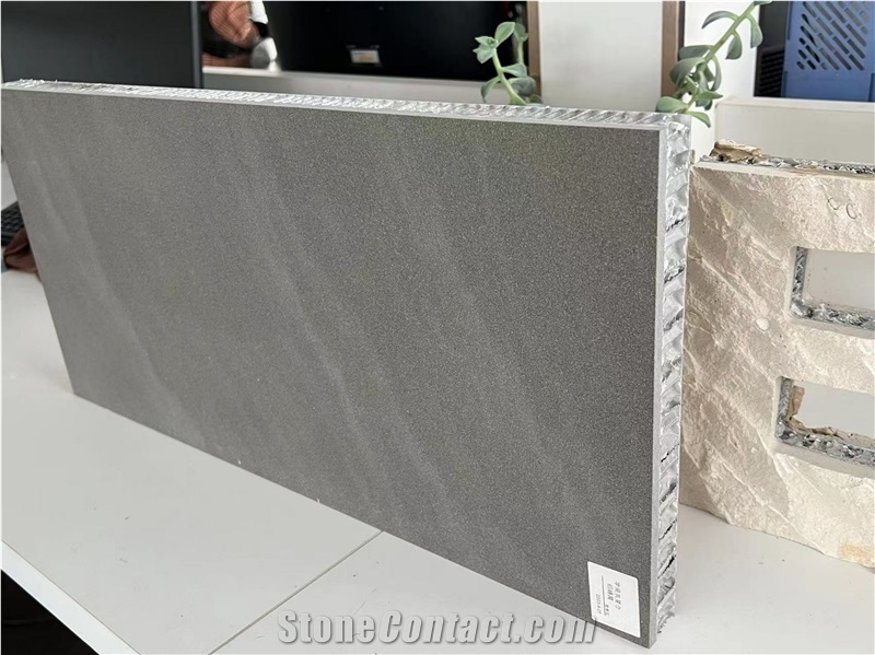 Apple Grey Sandstone Tile Laminated Honeycomb Panels