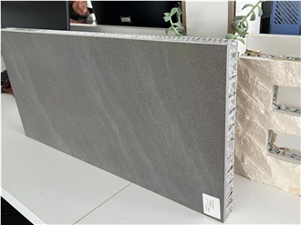 Apple Grey Sandstone Tile Laminated Honeycomb Panels