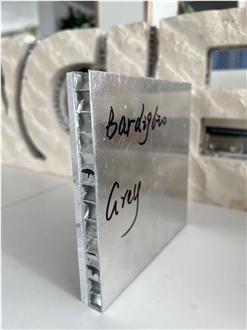 Bardiglio Grey Marble Tile Laminated  Honeycomb Panels