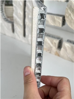 Beige Limestone Honed Tile Laminated Honeycomb Panels