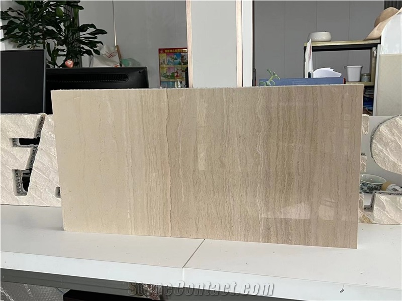 Beige Serpeggiante Marble Laminated Honeycomb Panels