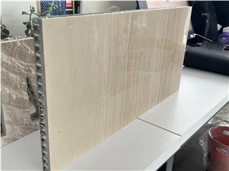 Beige Serpeggiante Marble Laminated Honeycomb Panels
