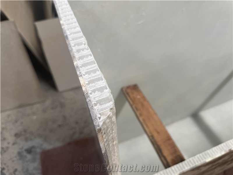Bianco Antico Granite Transparent Plastic Honeycomb Panels