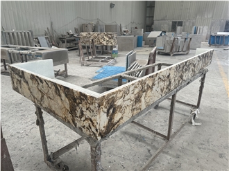 Bianco Antico Granite Transparent Plastic Honeycomb Panels