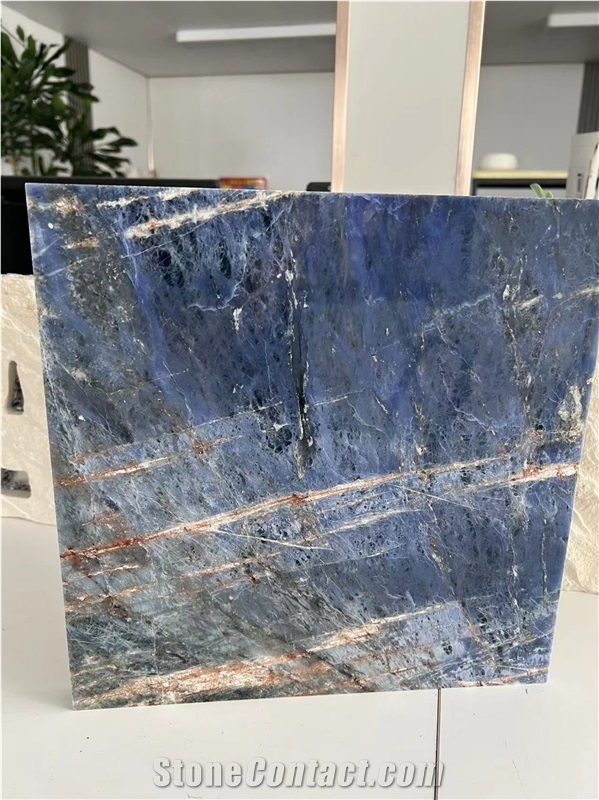 Blue Sodalite Luxury Granite-Glass Composite Stone Panels
