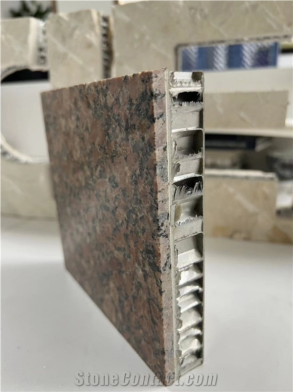 Capao Bonito Red Granite Tile Laminated Honeycomb Panels