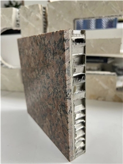 Capao Bonito Red Granite Tile Laminated Honeycomb Panels