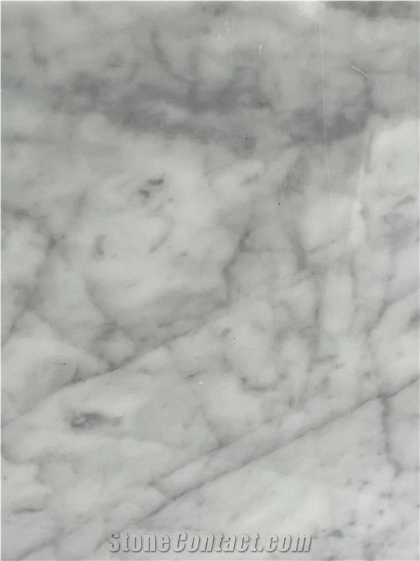Carrara White Marble Tile With Glass Composite Stone Panels