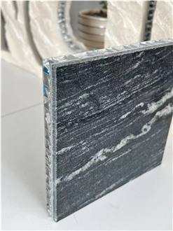 China Cosmos Black Granite Tile Laminated Honeycomb Panels