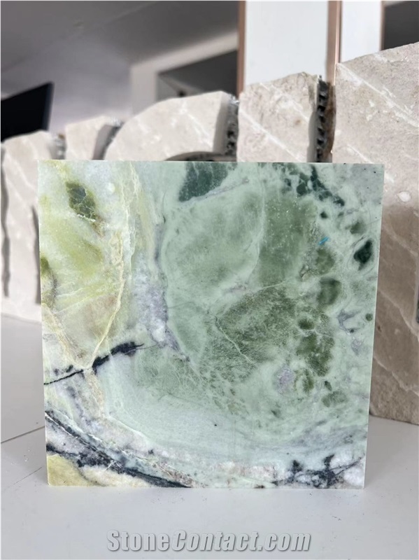 China Emerald Green Marble Tile Laminated Honeycomb Panels