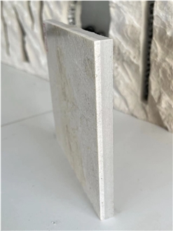 Cream Marfil Beige Marble-Porcelain Composite Stone Tiles