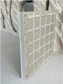 Cream Marfil Beige Marble-Porcelain Composite Stone Tiles