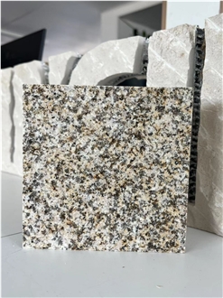 G682 Rusty Yellow Granite Tile Laminated Honeycomb Panels