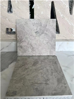 Gary Smoke Limestone Grey Laminated Honeycomb Panels