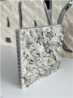 Giallo Sf Real White Granite Tile Laminated Honeycomb Panels