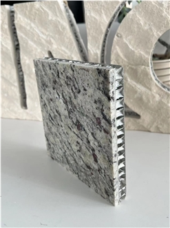 Giallo Sf Real White Granite Tile Laminated Honeycomb Panels