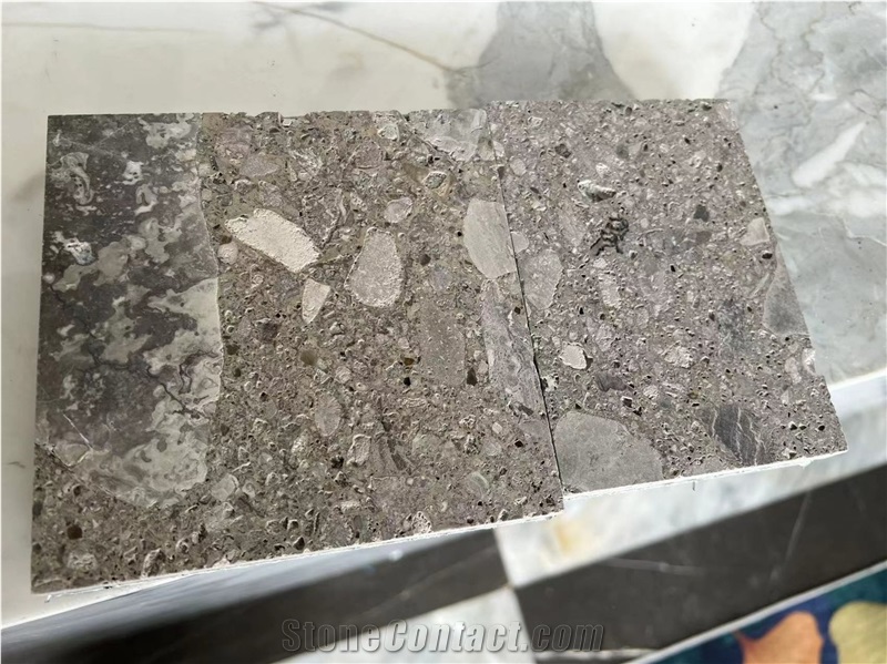 Grey Dekon Limestone Laminated Aluminum Honeycomb Panels