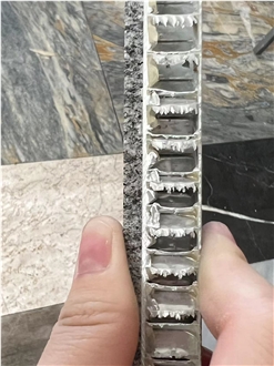 Italy Basaltite Grey Granite Tile Laminate Honeycomb Panels