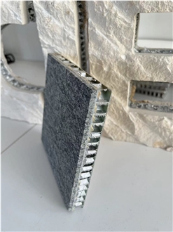 Italy Basaltite Grey Granite Tile Laminate Honeycomb Panels