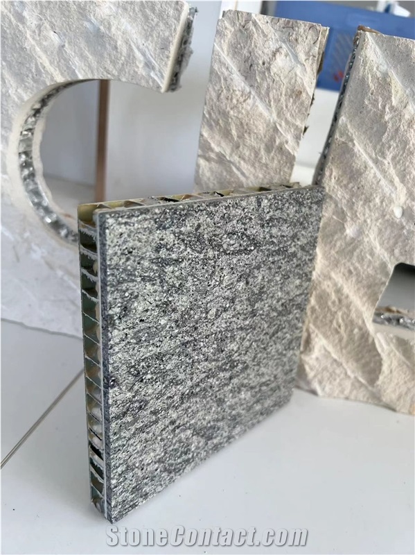 Italy Basaltite Grey Granite Tile Laminate Honeycomb Panels